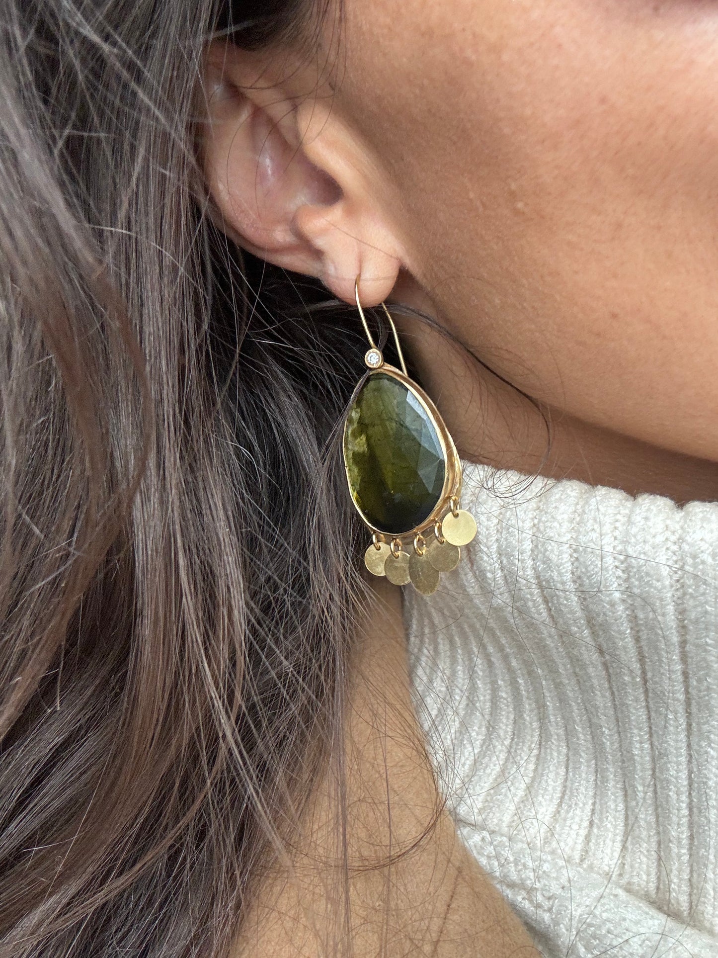 Tourmaline & Diamond Earrings: Effortless Elegance for Any Occasion