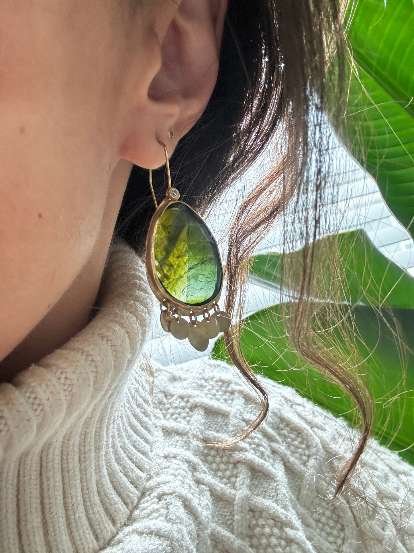 Tourmaline & Diamond Earrings: Effortless Elegance for Any Occasion