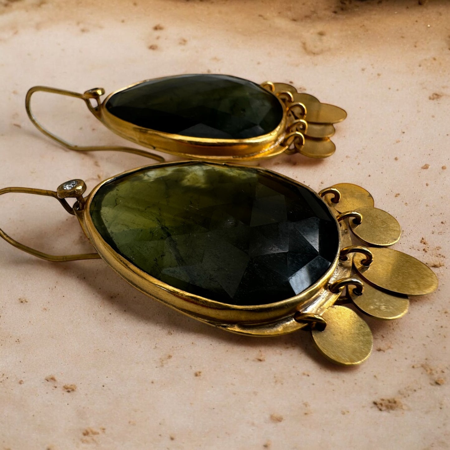 Tourmaline & Diamond Earrings: Effortless Elegance for Any Occasion