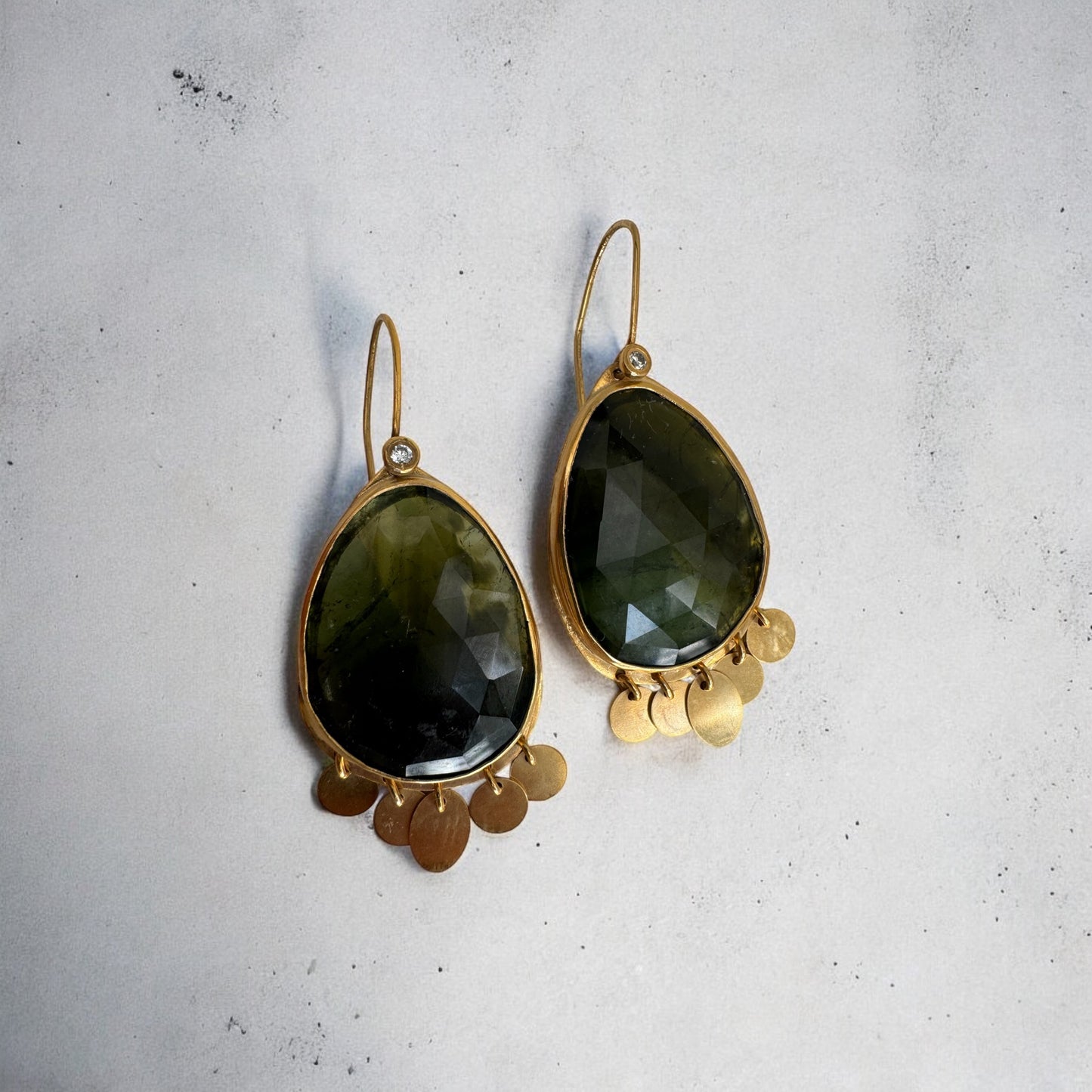 Tourmaline & Diamond Earrings: Effortless Elegance for Any Occasion
