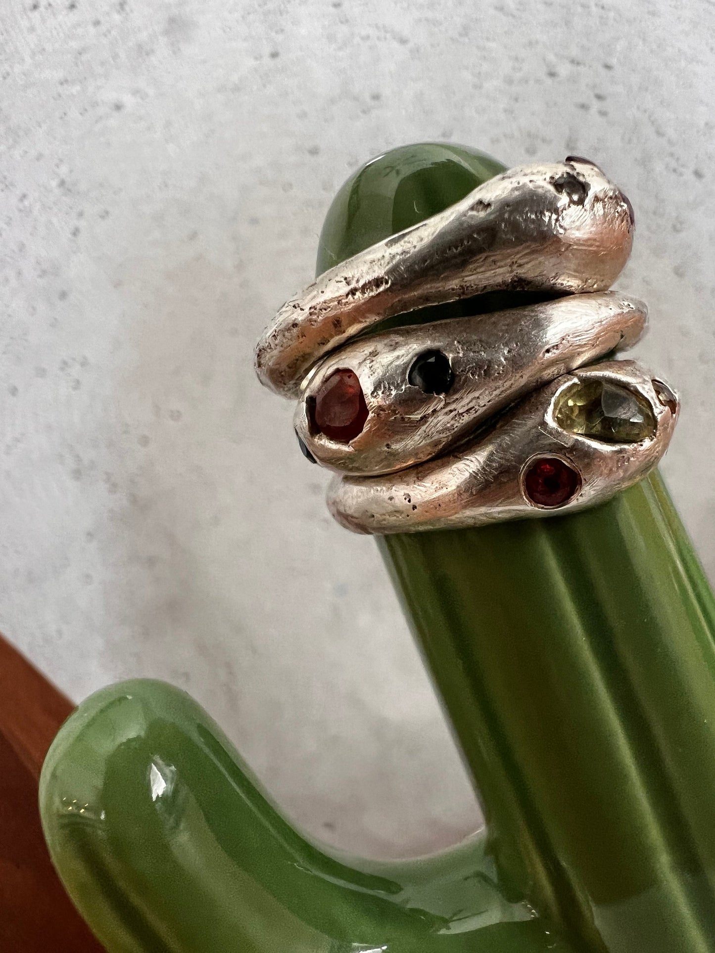 Colorful sapphire ring set
