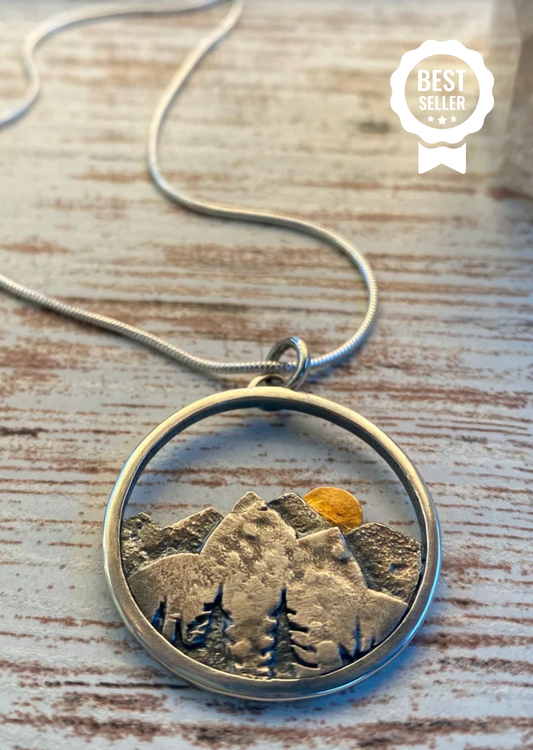 The Mountain Necklace: Sunset Outdoor Jewelry