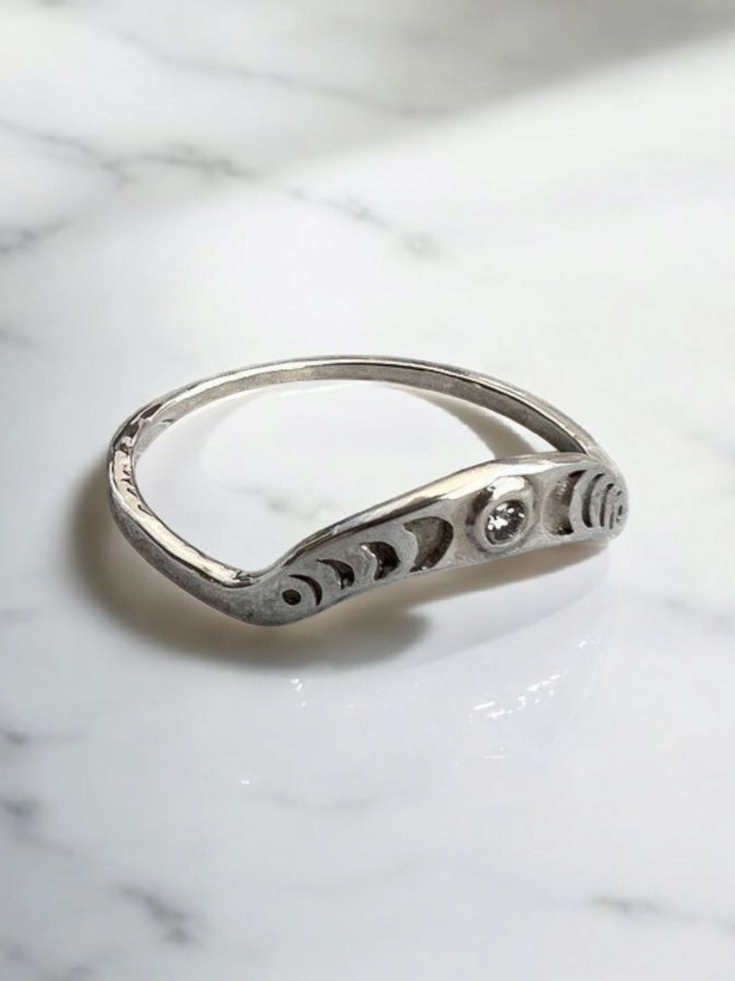Celestial Diamond silver Ring: A Unique Expression of Elegance
