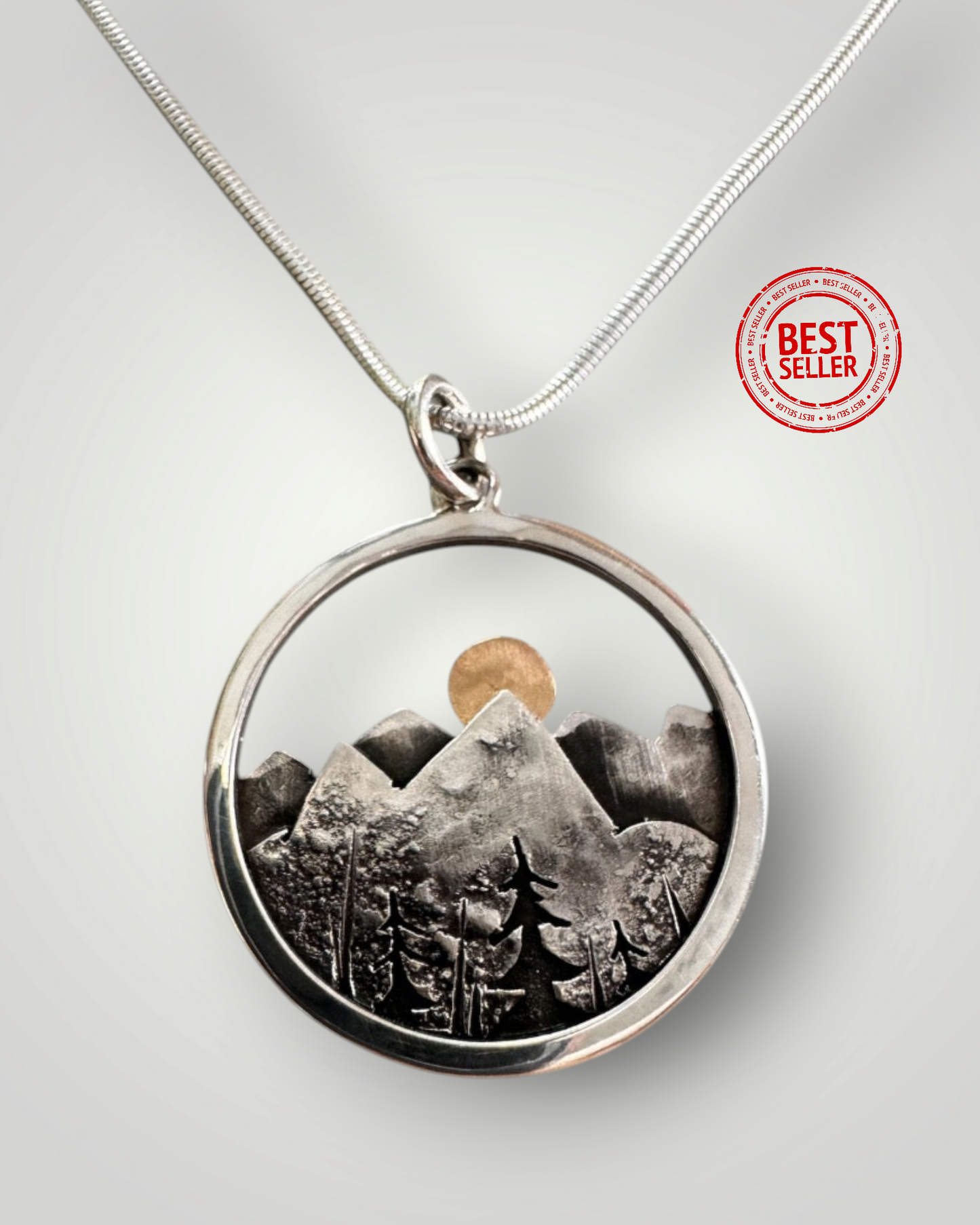 The Mountain Necklace: Sunset Outdoor Jewelry