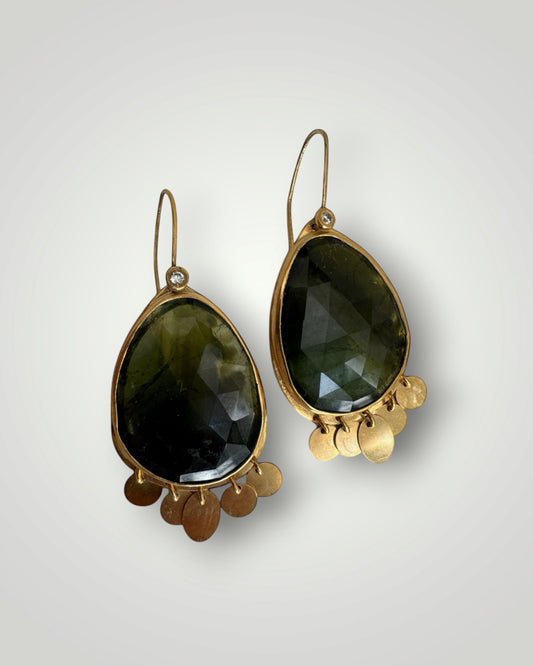 Tourmaline & Diamond Earrings: Effortless Elegance for Any Occasion